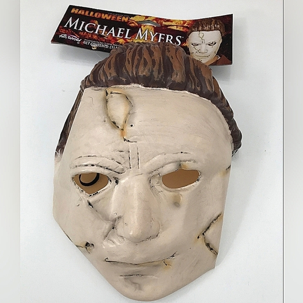 Halloween Michael Myers Mask Adult Costume Horror Movie Scary Creepy Cosplay NWT